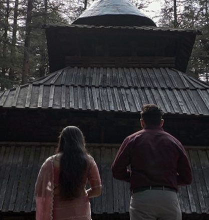 Couple Prewedding Shoot at Hadimba Temple