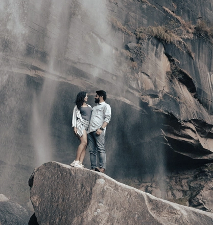 Couple Prewedding Shoot at Jogini Waterfall