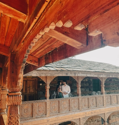 Couple Prewedding Shoot at Nagger Castle In Manali