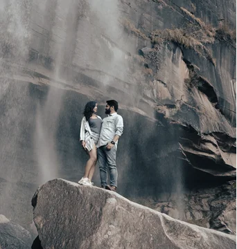 Couple Prewedding Shoot at Jogini Waterfall